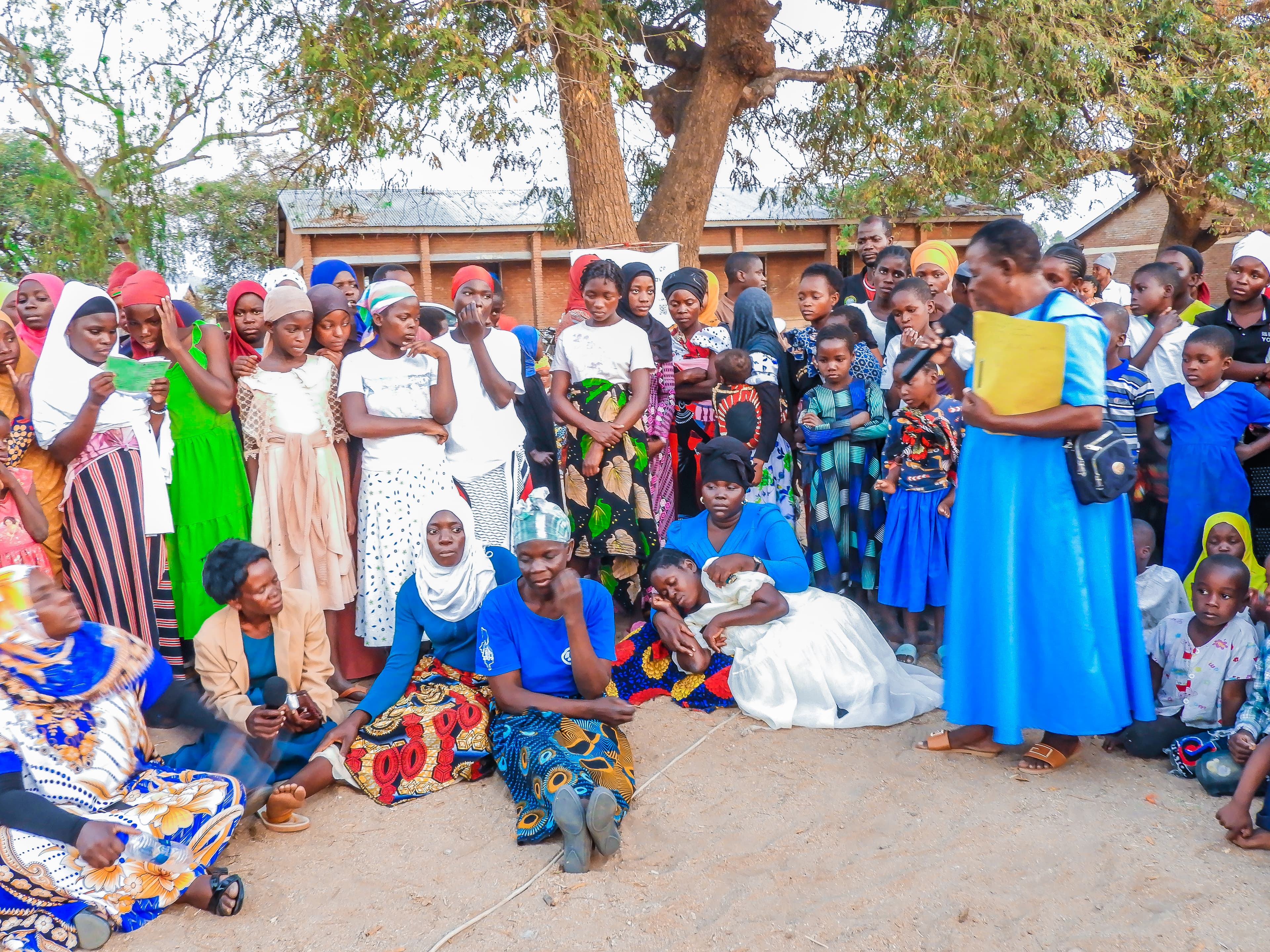 Awareness drama at Makawa Primary School